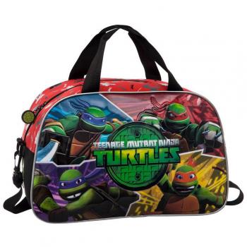 Tortugas Ninja Bolsa de Viaje, Color Verde, 27.72 litros