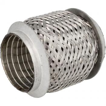 Tubo flexible de escape JMJ 64X100P con unión flexible, diámetro de 64 mm y longitud de 100 cm