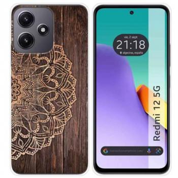 Funda Silicona Diseño Madera 06 para Xiaomi Redmi 12 5G - Protección Personalizada