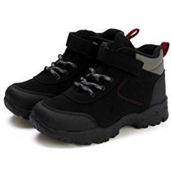 DeFacto Botas de nieve para niño, impermeables, para lluvia y senderismo, para niños, color Negro, talla 34 EU