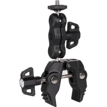 Soporte deportivo con abrazadera para teléfono y cámara de acción GoPro