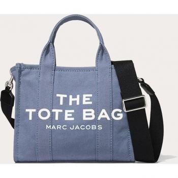 Bolso de mano Tote Mini de tejido azul para mujer - Marc Jacobs
