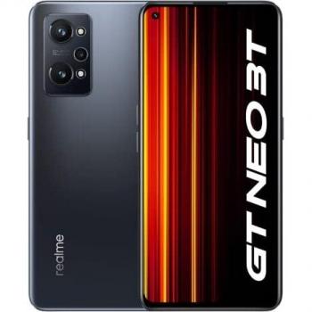 realme GT neo 3T-8+128GB 5G Smartphone Libre, Snapdragon 870, Carga SuperDart de 80W, Pantalla Super AMOLED de 120 Hz, Cámara triple de 64 MP con IA, Dual Sim, NFC, Shade Black,3 años de garantía
