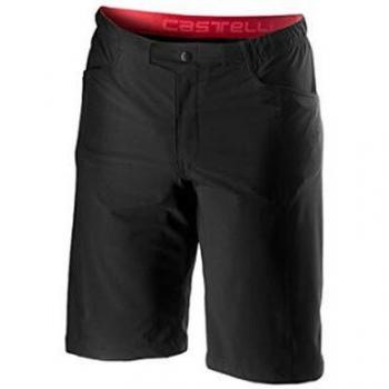 castelli Unlimited Baggy Pantalones Cortos, Hombre, Negro, L