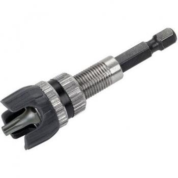 wolfcraft Portapuntas magnético, 6961000, Para el atornillamiento de tarimas de terrazas con profundidad limitada