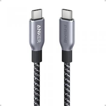 Cable USB-C Anker Prime 240W Trenzado de Nailon 90cm Gris