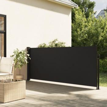 Toldo lateral retráctil 100x500 cm Color Negro, Crema, Azul