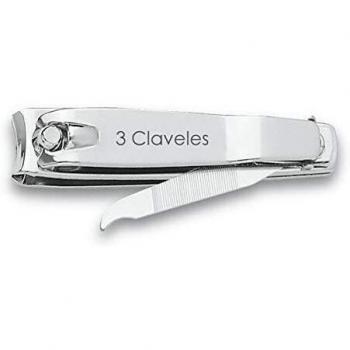 3 Claveles Cortauñas con Lima, 6cm