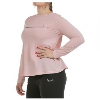 Camiseta de mujer de manga larga John Smith Parum Rosa Pastel XL