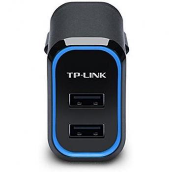 TP-LINK UP220 - Cargador (Corriente alterna, Negro, Azul)