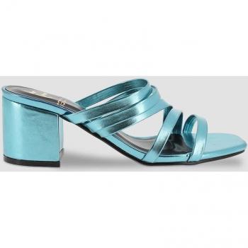 Sandalias de mujer con tiras y tacón de bloque