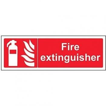 vsafety 13024 ax-s extintor equipo señal, vinilo autoadhesivo, paisaje, 300 mm x 100 mm