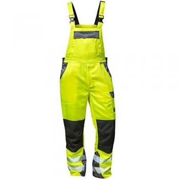 Pantalón Peto de Alta Visibilidad Colmar T56 Amarillo/Gris