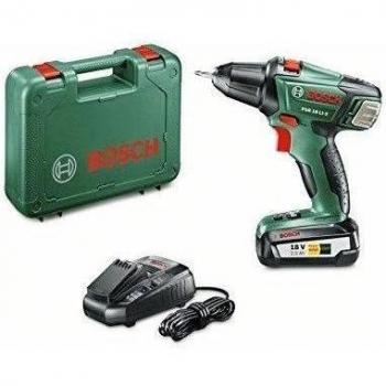 Bosch PSR 18 Li-2 - Atornillador/taladro con batería de litio de 2 velocidades