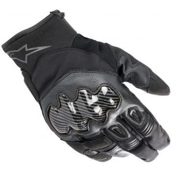 Alpinestars SMX-1 Drystar Waterproof Motorcycle Gloves - Black - Men's Size S