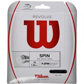 Wilson Revolve 15 Cordaje, Unisex Adulto, Negro