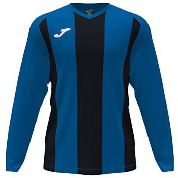 Camiseta Manga Larga Joma Pisa II Royal Negro