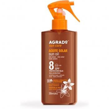Aceite Solar Acelerador del Bronceado SPF8 200ml