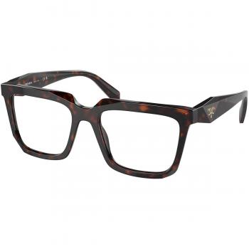 Prada PR A19VF Asian Fit 17N1O1 Women’s Eyeglasses Tortoiseshell Size 55 - Blue Light Block Available