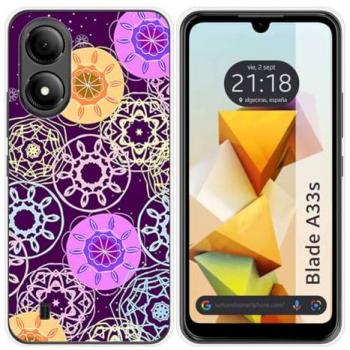Funda de Silicona Radial para Zte Blade A33s con Dibujos