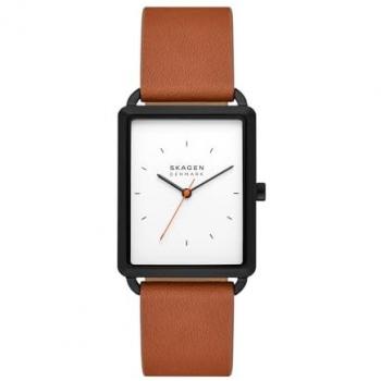 Skagen Hagen Men's Brown Leather Watch SKW6929