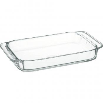 Plato de vidrio resistente al calor para horno tostador iwaki Serie Básica 240 x 145 x 35 mm 700 ml KBC3850