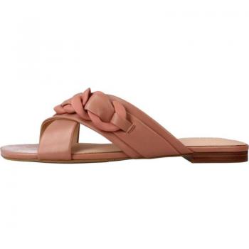 Sandalias de Mujer Guess Modelo FL6SAM LEA03 Color Nude Salmon