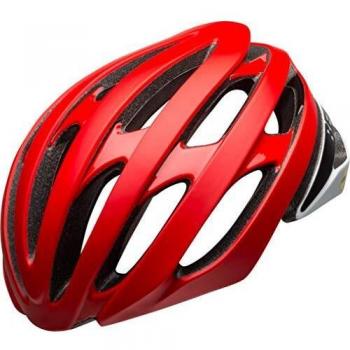 BELL Stratus MIPS Casco de Ciclismo Road, Unisex Adulto, Rojo Mate y Negro, L | 58-62cm