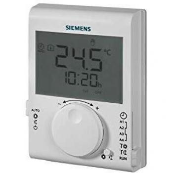 Termostato Ambiente Programable RDJ100 con Pantalla LCD y Rango de Temperatura 5-30°C
