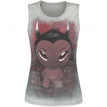 Full Volume by EMP Little Evil Top Mujer Gris claro S