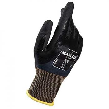 Guantes de Nitrilo Ultrane 525 - Protección Hasta los Nudillos - Talla 7 - Azul/Negro (2 unidades)