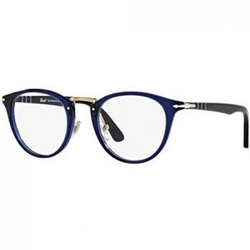 Persol 0PO3107V, Monturas de Gafas para Hombre, Transparente Blue, 49
