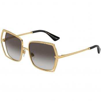 Dolce & Gabbana DG2306 Women's Oversized Butterfly Sunglasses Gold 55mm
