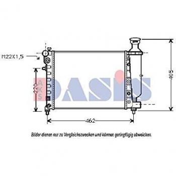 AKS Dasis 060780N Radiador, refrigeración del motor