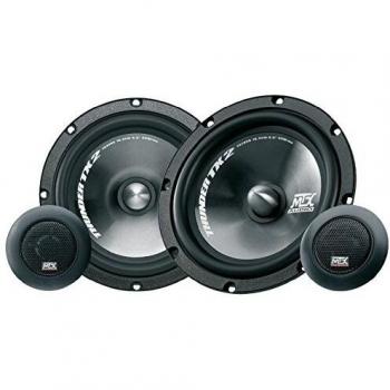 Altavoces MTX Audio TX2 65S para coche, kit de altavoces 2 vías, diámetro de 16.5 cm, potencia RMS de 65 W, potencia pico de 260 W, impedancia de 4