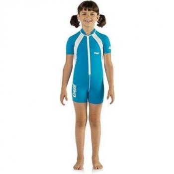 Cressi Caicos - Traje de buceo, color azul claro / blanco, talla M