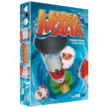 Juego de mesa MAREA ALTA - PEgi 10, incluye mecánicas de estrategia y colaboración, para 2 a 4 jugadores, duración aproximada de 30-60 minutos, recomendado para mayores de 10 años