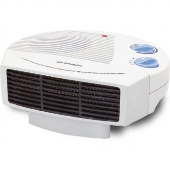 Calefactor Eléctrico Orbegozo FH 5008, 2000W con Dos Niveles de Calor y Modo Ventilador, Blanco