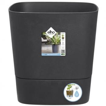 Maceta Autorriego Elho Greensense Aqua Care Ø 38 x 38,9 cm Gris oscuro Cuadrada
