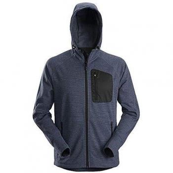 Sudadera Unisex Snickers FlexiWork Fleece Azul Marino/Negro Talla 52