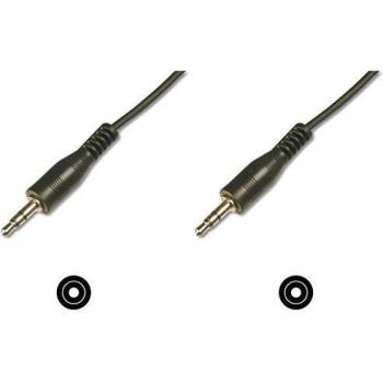 Digitus AK-510100-025-S 2.5m 3.5mm 3.5mm Negro Cable de Audio - Cables de Audio