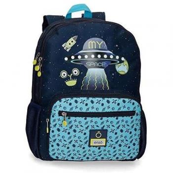 Enso My Space Mochila Doble Compartimento Adaptable Azul 31x42x13 cms Poliéster 16,93 L