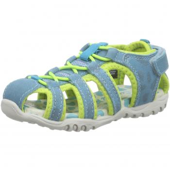 LurchiLindsey - Sandalias de Punta Descubierta Niñas, Color Azul, Talla 28