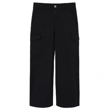 Name It Rose Black Cargo Pants for Girls 8108-BA