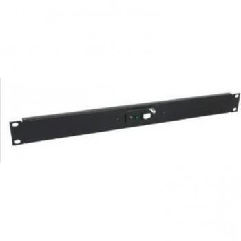Lowell Manufacturing RPSB-R SPST Rocker Switch, Maintained, 1 LED, 1U, Black