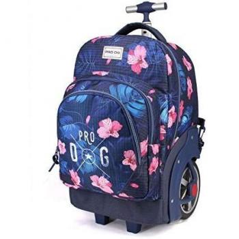 PRODG Tropic Blue - Mochila con Carro, 53 cm, Multicolor
