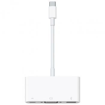 Apple USB-C VGA Multiport Adapter, White - VGA Interface Card and Adapter