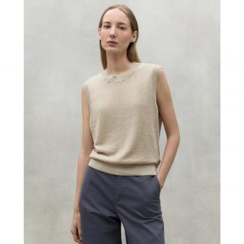 Jersey Melia beige de mujer confeccionado de forma sostenible por ECOALF