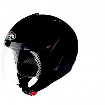 Airoh JT11M Casco, Color Negro, Talla 57-58 cm