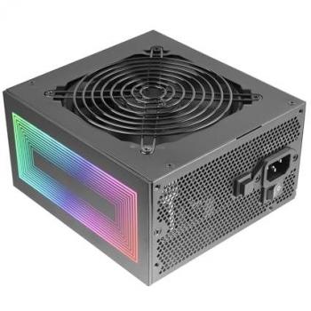 Mars Gaming MPB750S Fuente de Alimentación ATX ARGB 750W, 6 Años de Garantía, 80Plus Bronze 230V EU, 90% Eficiencia, Ventilador 120mm AI-R